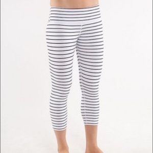 Lululemon Quiet Stripe Wunder Under Crops